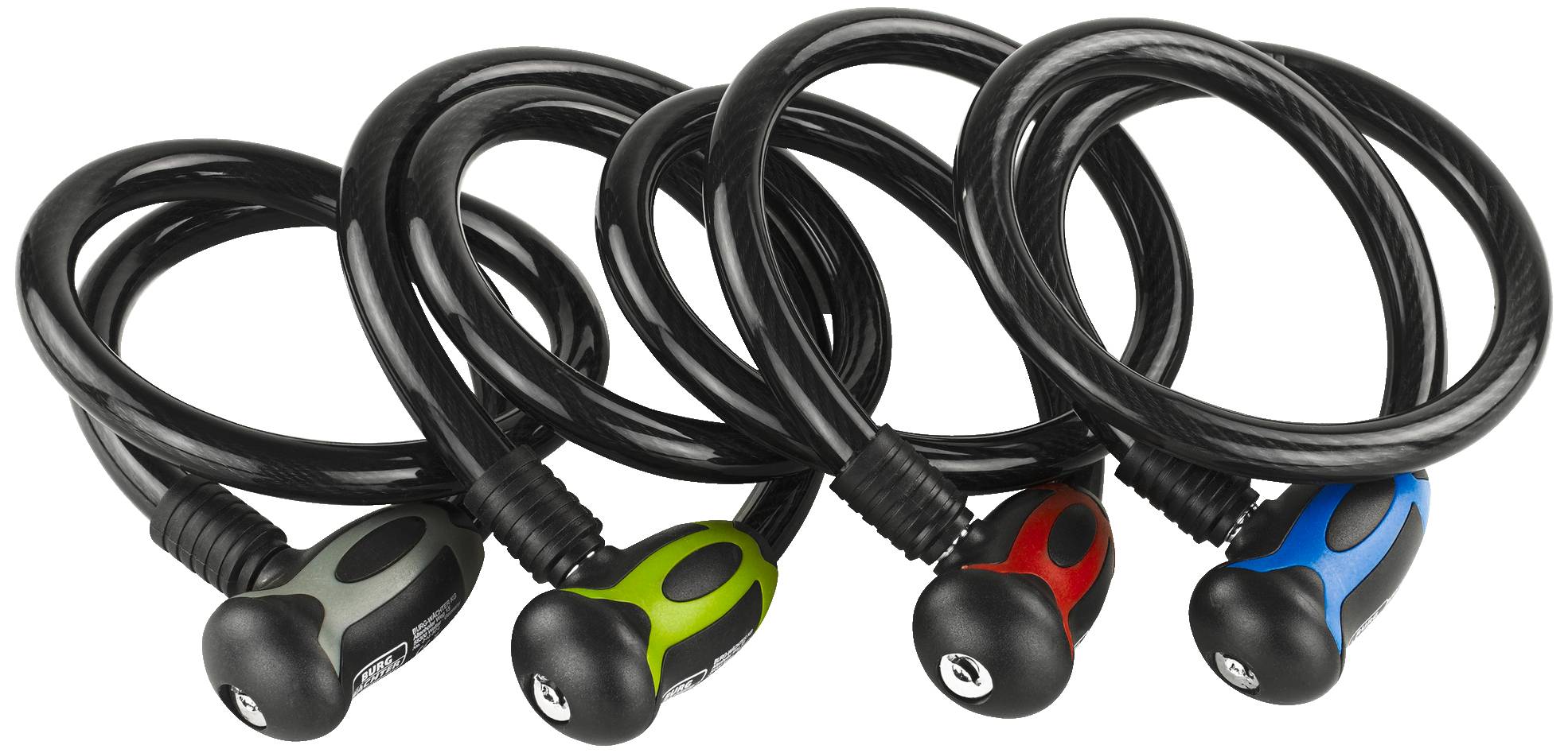 Тросовий велосипедний замок Burg Wächter, 345 80 L, вибір кольору неможливий, замок з ключем