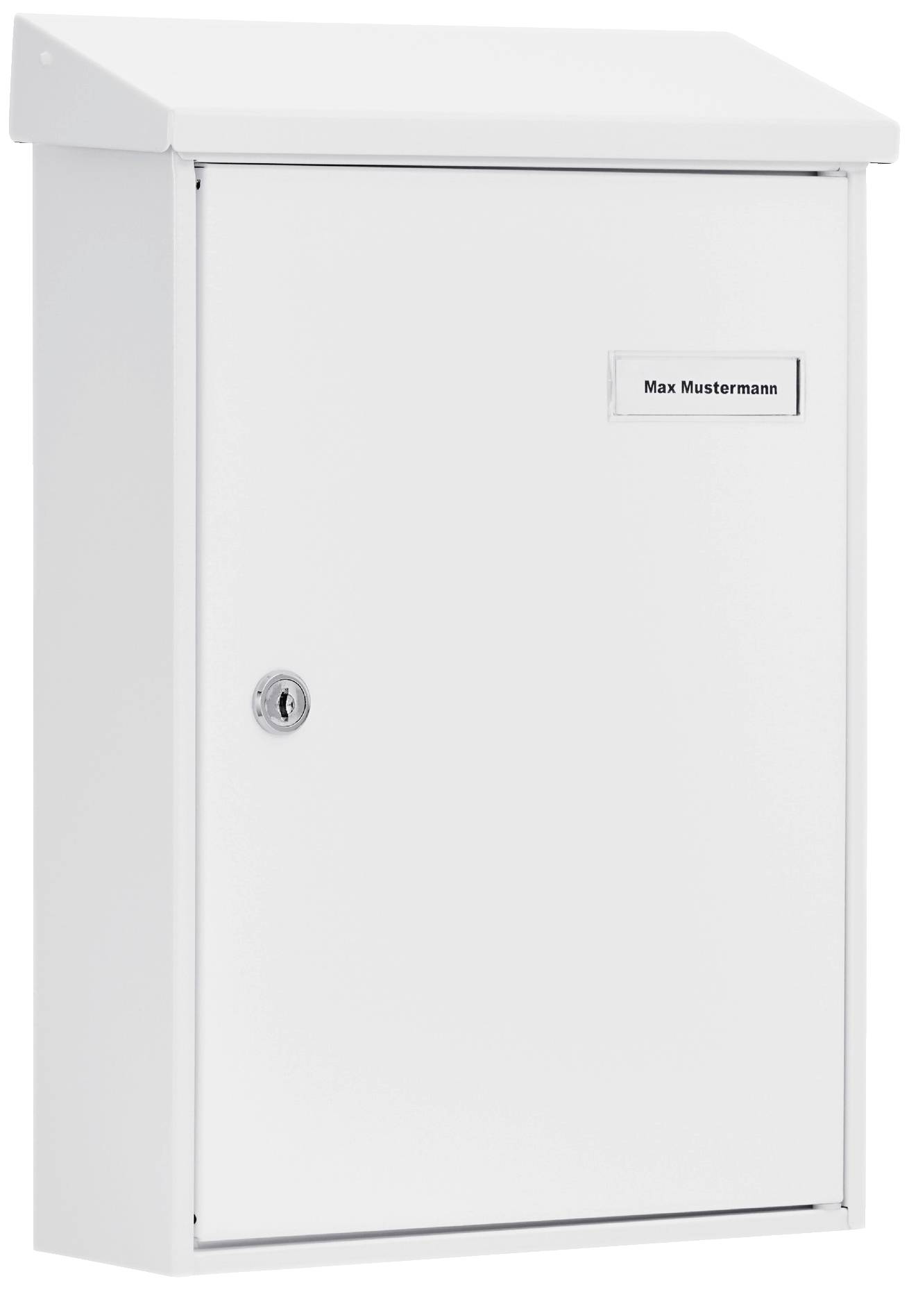 Поштова скринька Burg Wächter 61090 LETTER 5832 W сталево-біла з замком на ключ