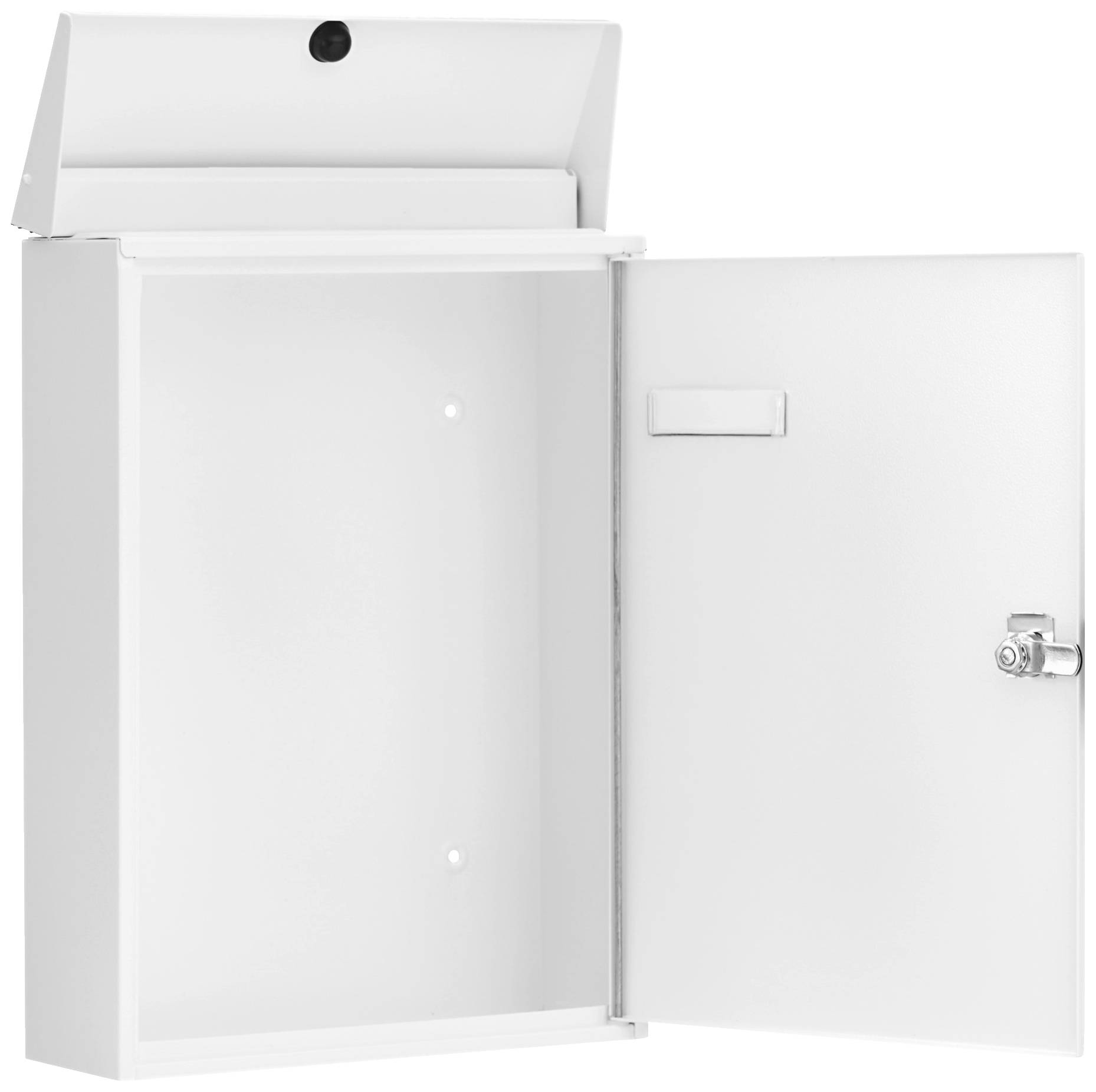 Поштова скринька Burg Wächter 61090 LETTER 5832 W сталево-біла з замком на ключ