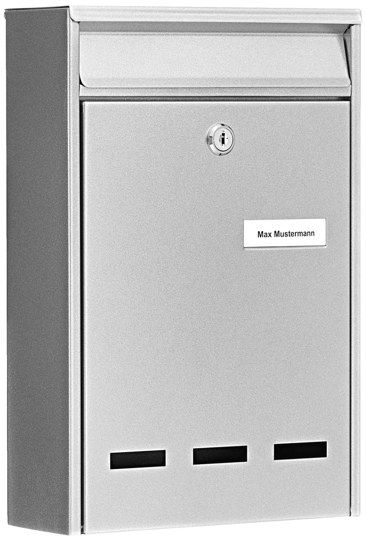 Поштова скринька Burg Wächter 61020 POCKET 5871 SI, сталь, срібло, із замком на ключ