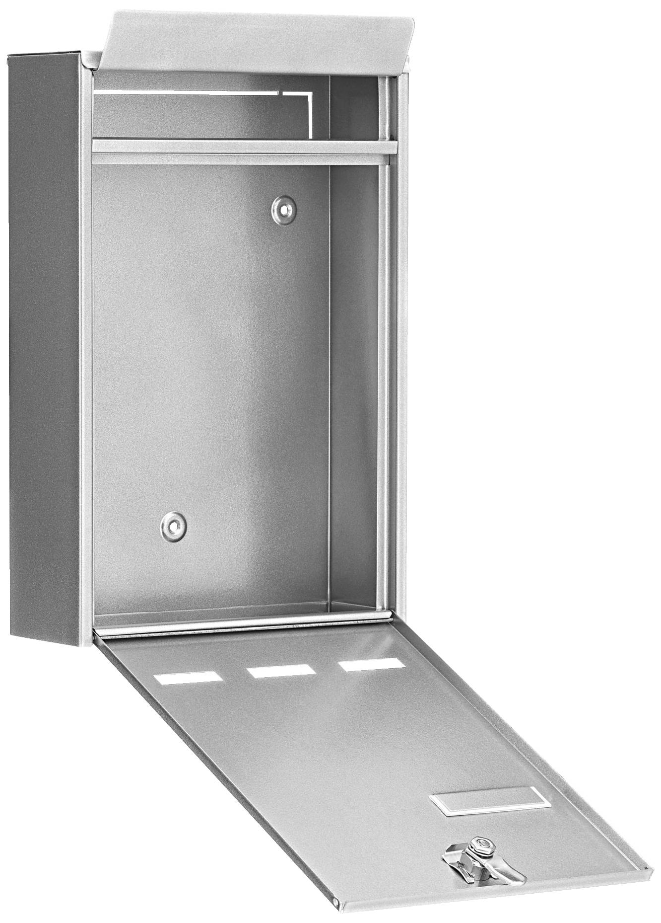 Поштова скринька Burg Wächter 61020 POCKET 5871 SI, сталь, срібло, із замком на ключ