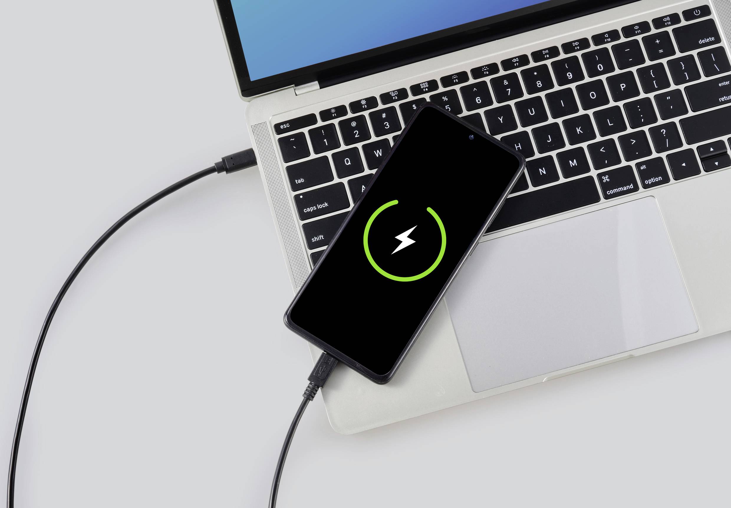 USB-кабель Renkforce USB 2.0 USB-C® чоловічий роз'єм, USB Micro-B чоловічий роз'єм 1,80 м чорний, екранований RF-5720396