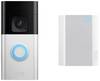 ring B0BFJNL42P Wideodomofon IP Video Doorbell + Chime (2nd Gen) WLAN nikiel (matowy), czarny