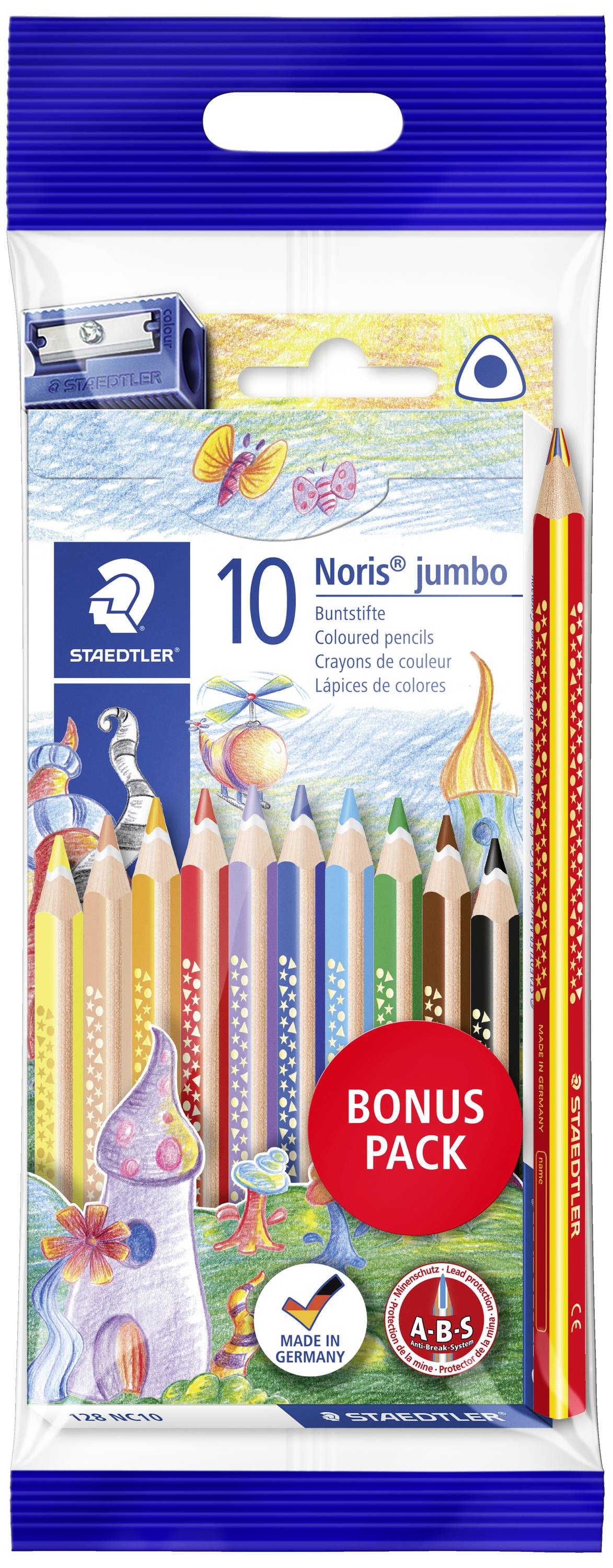 Олівець Staedtler Noris® jumbo 128 61 SET8 10 шт.
