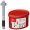 Kołek rozporowy Fischer FAZ II Plus 10/20 i czerwony pojemnik z etykietą produktu, prezentujący markę i specyfikacje.