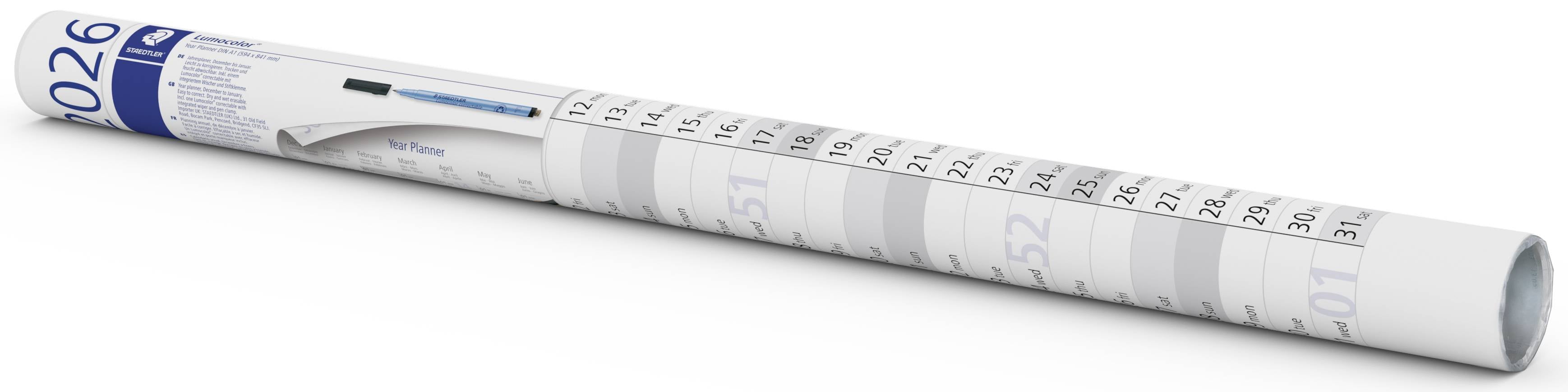 Настінний календар Staedtler Lumocolor® 641 YP 641 YPA3DE, 1 шт.