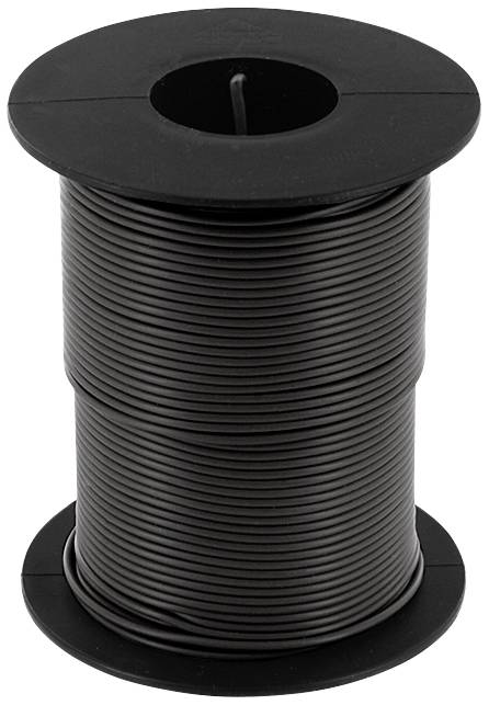 Багатожильний кабель econ connect KL025SW50 1 x 0,25 мм² чорний 50 м