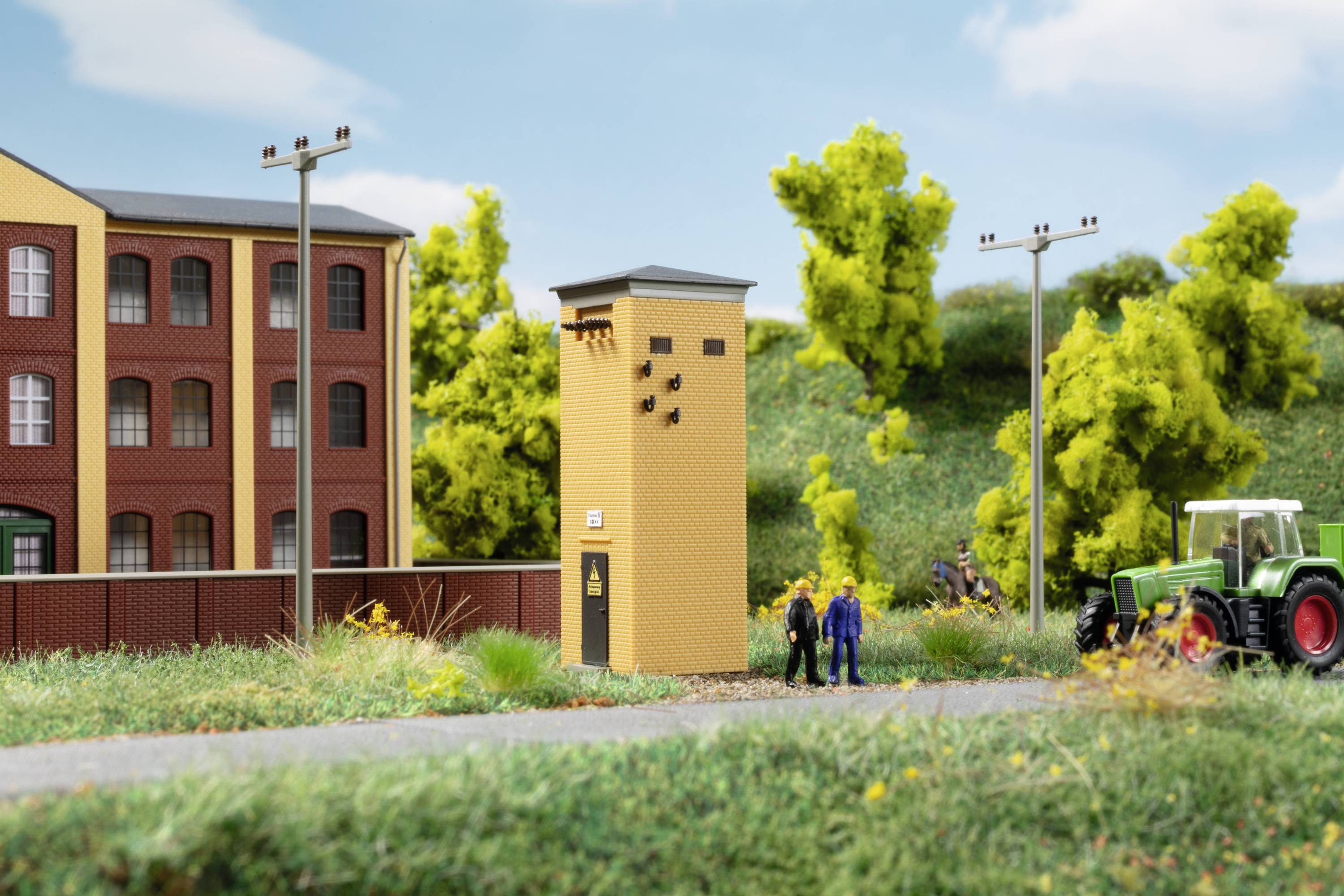 Будинок-трансформер Auhagen 14489 N, комплект для складання з бетонних стовпів, 1 шт.