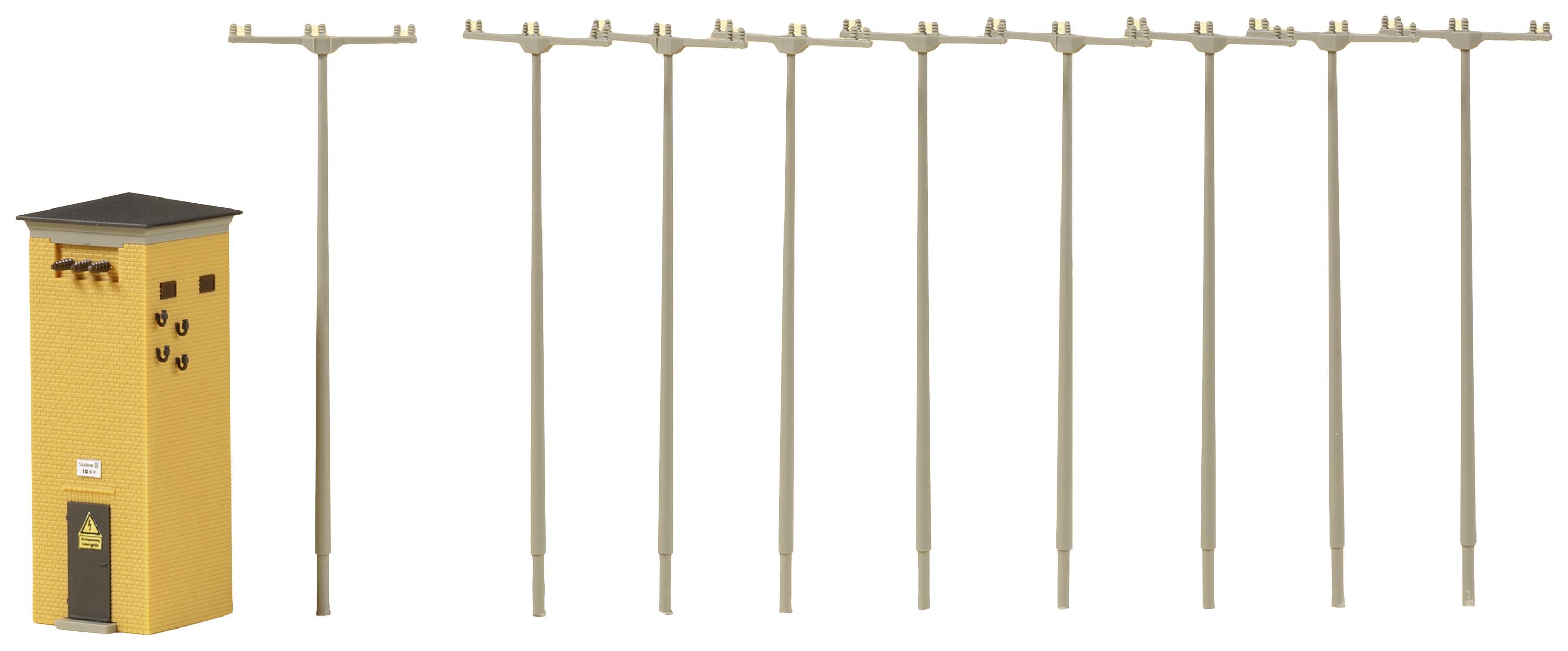 Будинок-трансформер Auhagen 14489 N, комплект для складання з бетонних стовпів, 1 шт.