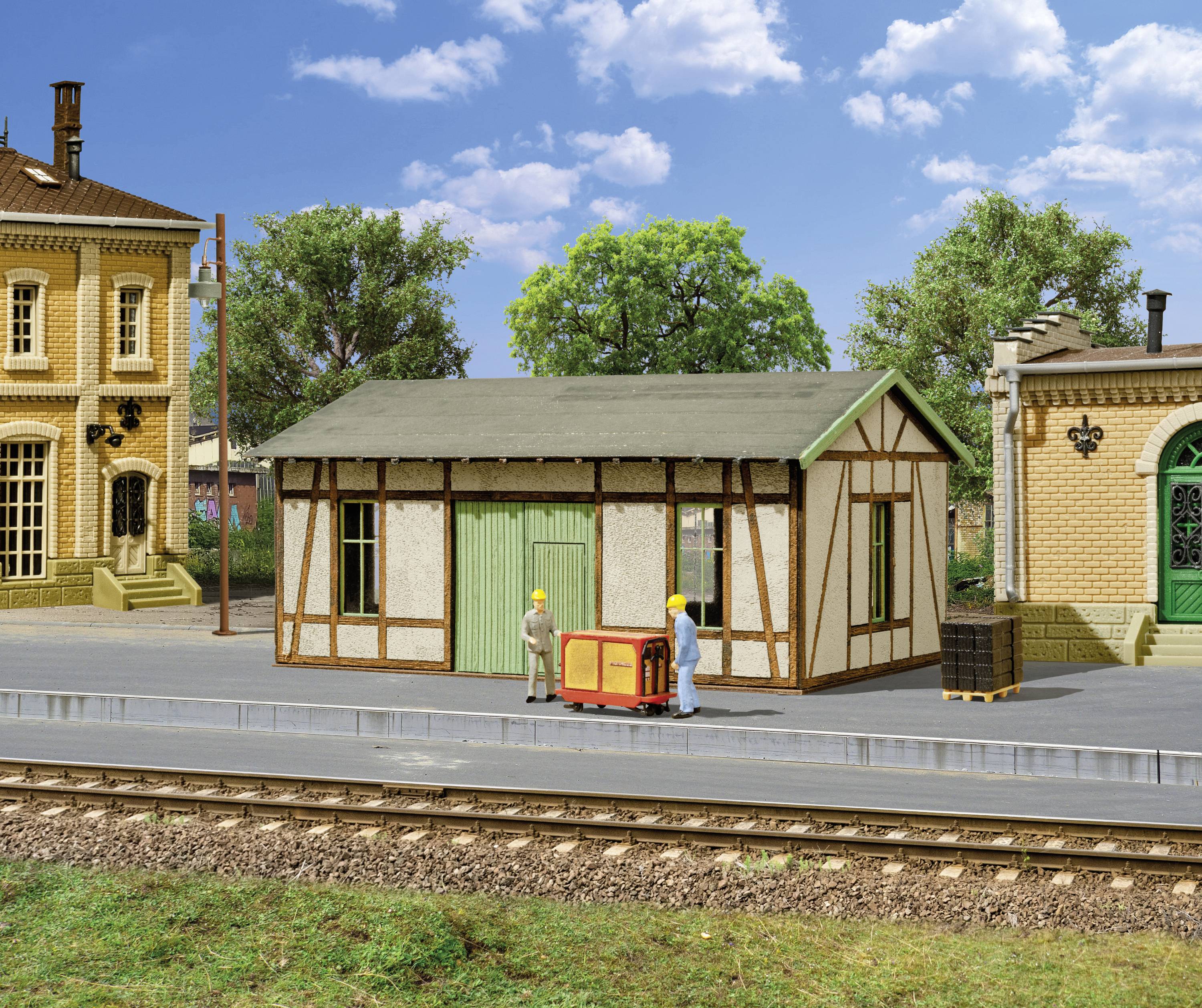 Vollmer 45640 H0 Майстерня з комплектом для складання фасаду з гіпсу/фахверку 1 шт.