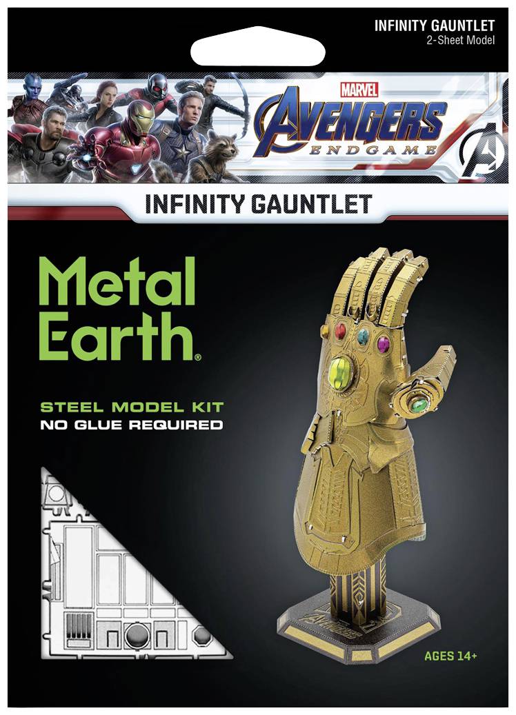 Конструктор Metal Earth Marvel Avengers Infinity Gauntlet