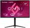 Monitor gamingowy ViewSonic o przekątnej 27 cali, z częstotliwością odświeżania 180 Hz i technologią AMD FreeSync Premium, przedstawiony w czerwonawym odcieniu.