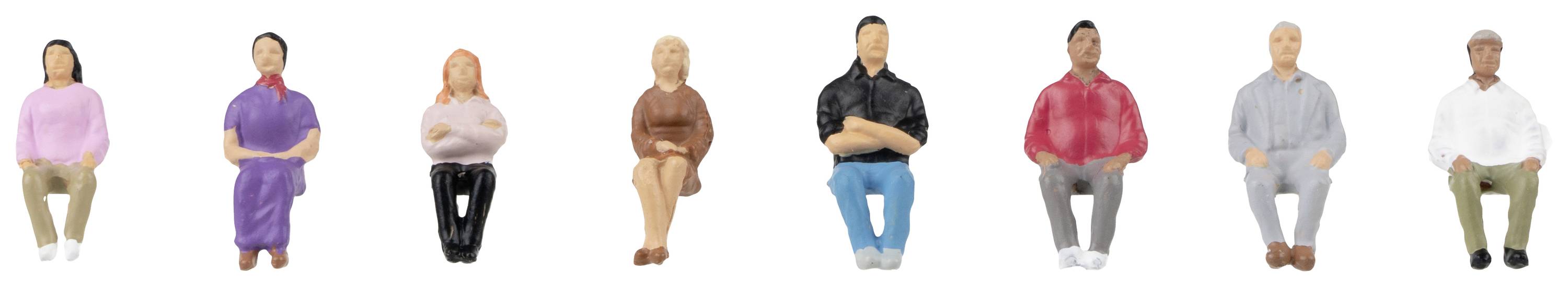 Faller H0 Сидячі особи IV розфарбовані, сидять