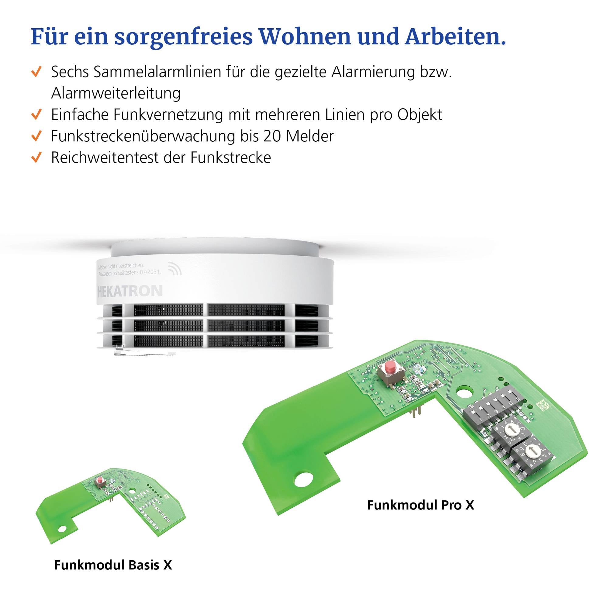 Радіомодуль Hekatron FM.Pro X (Ш x Г) 60 мм x 78 мм