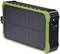 Przenośna ładowarka solarna z zieloną krawędzią i złączem USB, idealna do mobilnego ładowania ekologiczną energią słoneczną.