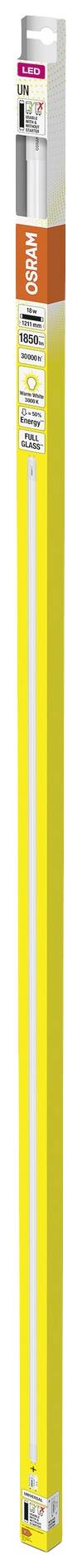 Світлодіодна трубка OSRAM HOMELIGHTING 4099854033148 G13 18 Вт = 36 Вт теплий білий