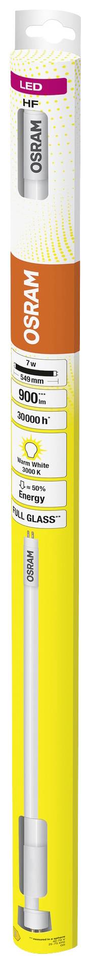 Світлодіодна трубка OSRAM HOMELIGHTING 4058075823891 G5 7 Вт = 14 Вт теплий білий