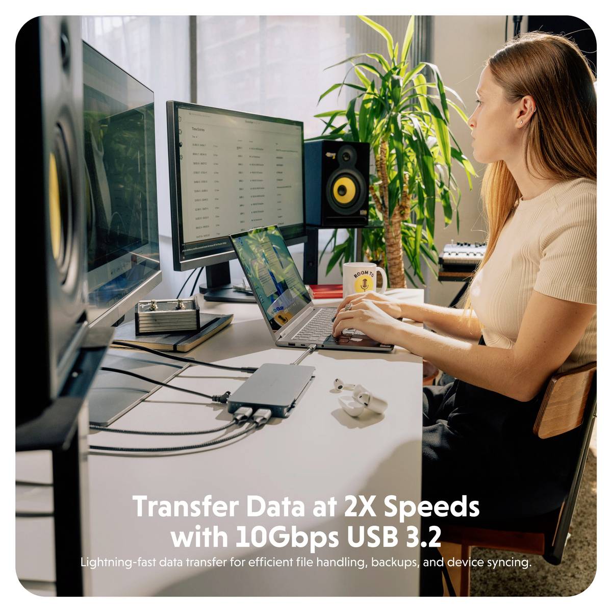 Stacja dokująca USB-C® HYPER HyperDrive Silicon Motion Docking zasilanie USB-C®-7