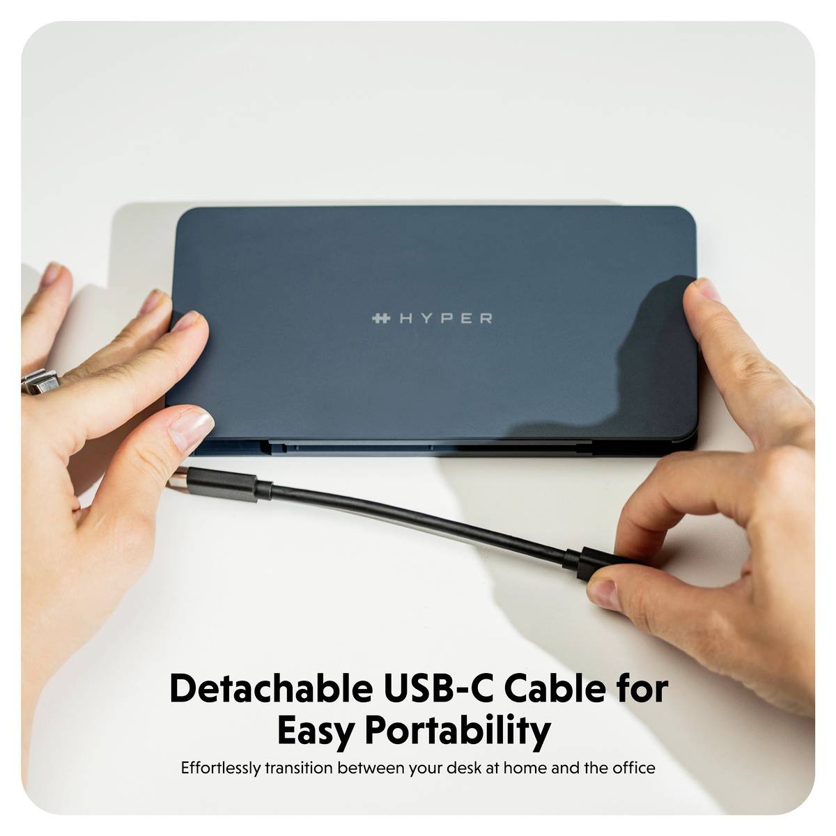 Stacja dokująca USB-C® HYPER HyperDrive Silicon Motion Docking zasilanie USB-C®-8