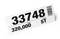 Etykieta z numerem 33748, ilość: 320,000, jednostka: SZT., na białym tle.