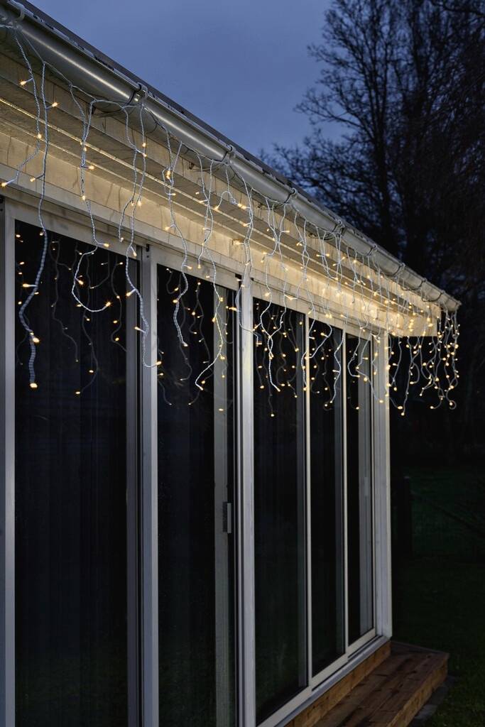 Світлодіодна штора Konstsmide 2777-802SP 2777-802SP Регульований колір світла, Таймер, Діммування, З датчиком сутінків, З вимикаче