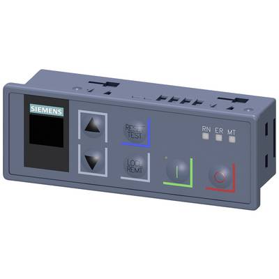 Elektryczne urządzenie sterujące firmy Siemens z przyciskami i przełącznikami do kontroli i monitorowania funkcji urządzenia.