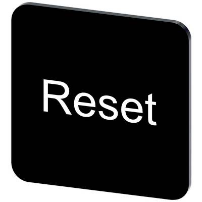 Czarny przycisk z białym tekstem 'Reset'.