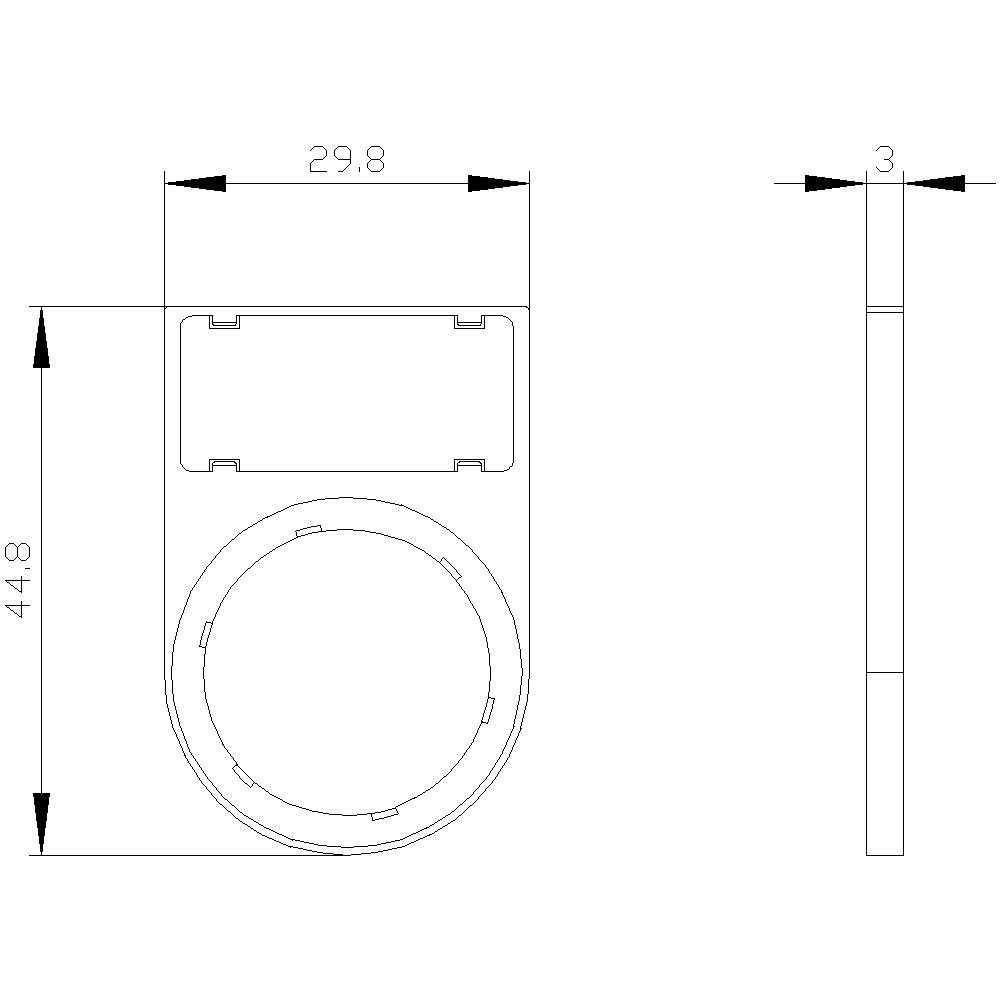 Шайба Siemens 3SU1900-0AR10-0AA0 3SU19000AR100AA0 BACO BALWE16300, 60 мм, круглая, плоская, без маркировки, 10 шт.