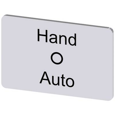 Prostokątna tablica z wyrazami 'Hand', 'O', 'Auto' jeden pod drugim.