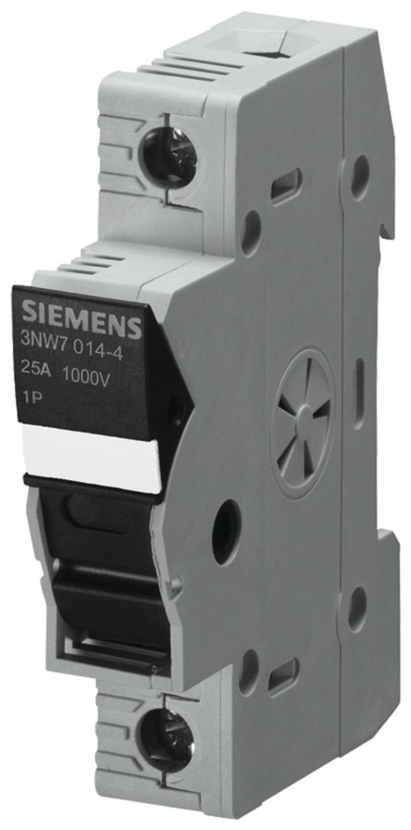 Siemens 3NW70134 Uchwyt cylindryczny bezpiecznika Kompatybilne bezpieczniki fotowoltaicznych 12 szt.