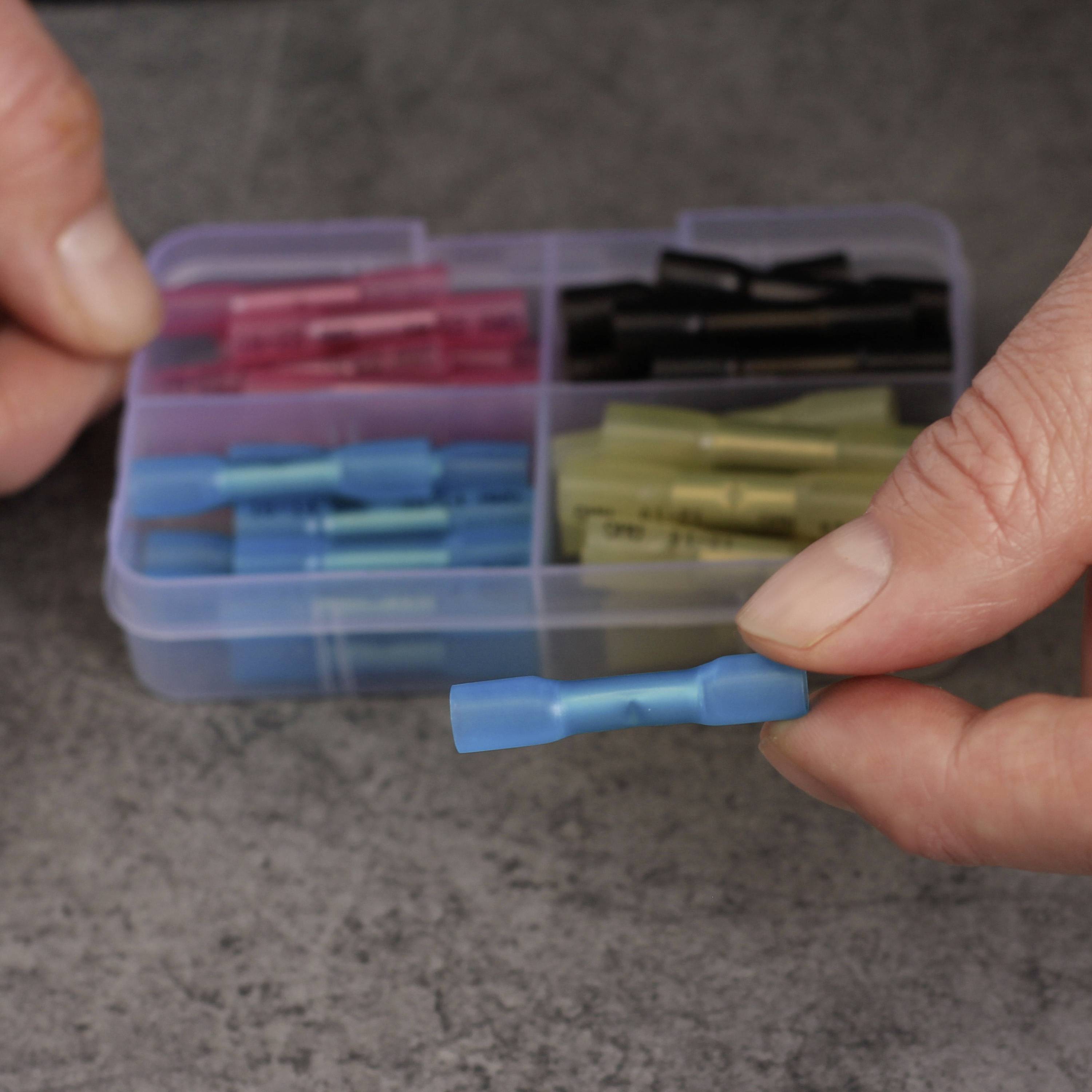 Стиковий з'єднувач Quadrios 23C494 0,5 мм² 6 мм² червоний, синій, чорний, жовтий 45 шт.