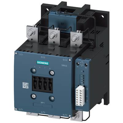 Elektryczny przekaźnik firmy Siemens, model SIRIUS 3RT1, przeznaczony do włączania i sterowania silnikami elektrycznymi.