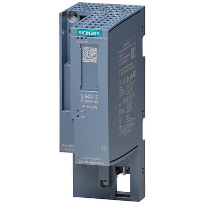 Elektryczny element składowy 'SIMATIC ET 200SP HA' firmy Siemens przeznaczony do sterowania i monitorowania w zastosowaniach przemysłowych.