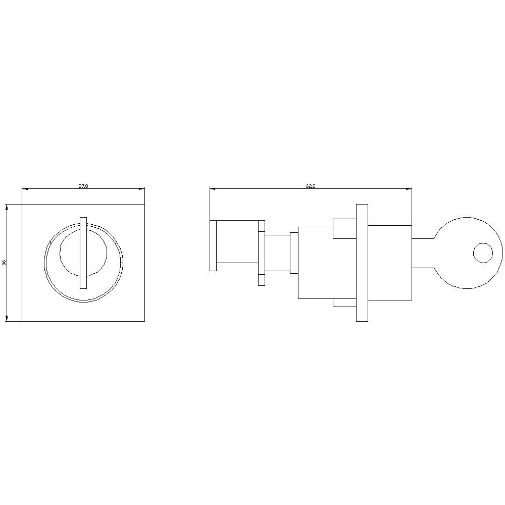 Rysunek techniczny cylindrycznego obiektu z wymiarami, przedstawiający widok boczny i czołowy. Wymiary: 372 i 842.