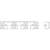 Rysunek techniczny elementu mechanicznego z wieloma prostokątnymi sekcjami i oznaczeniami numerycznymi, widok z góry.