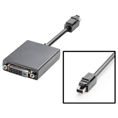 Kabel adapter z wtyczką Mini-DisplayPort na gniazdo DVI, umożliwia podłączenie monitorów do kompatybilnych urządzeń.