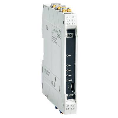 Elektroniczny przyrząd pomiarowy z wieloma złączami oraz wskaźnikami LED dla 'On', 'Out1' i 'Out2'.