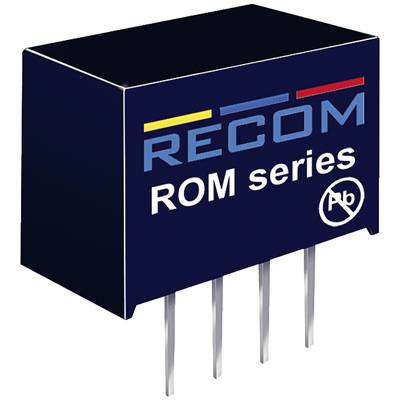   RECOM  ROM-0505S  Przetwornica DC/DC  5 V  5 V  0.2 A  1 W  Ilość wyjść: 1 x  Content 1 szt.