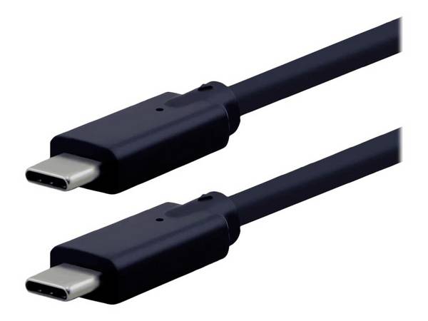 Roline Kabel USB USB 3.2 Gen2x2 Złącze męskie USB-C®, Złącze męskie USB-C® 1.50 m czarny 4K UHD 11.02.9077