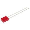 Kingbright Dioda LED THT czerwony prostokątny 2 x 5 mm 2 mcd 110 ° 25 mA 2 V