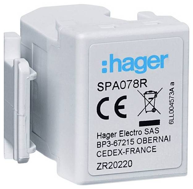 Hager SPA078R SPA078R Contact de signalisation à distance Piece 1 pc(s)