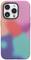 Wielokolorowe etui na smartfona o rozmytym wzorze w odcieniach różu, czerwieni, błękitu i zieleni. Chroni urządzenie i nadaje mu stylowy wygląd.