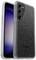 Czarny smartfon z przezroczystą, błyszczącą obudową jest przedstawiony na zdjęciu. Urządzenie posiada trzy aparaty na tylnej stronie.