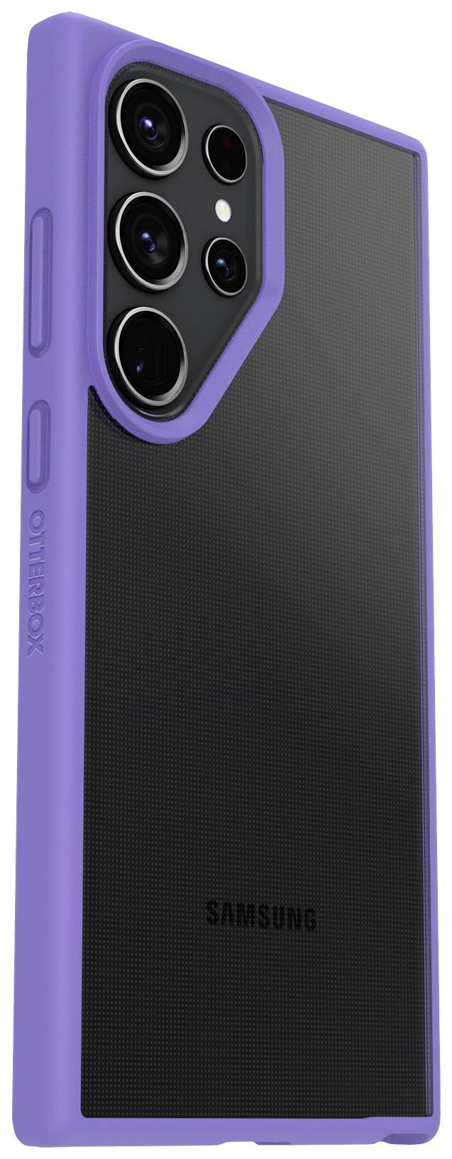 Etui Lila firmy OtterBox, dopasowane do urządzeń Samsung. Wytrzymała obudowa z wycięciami na aparat i przyciski.