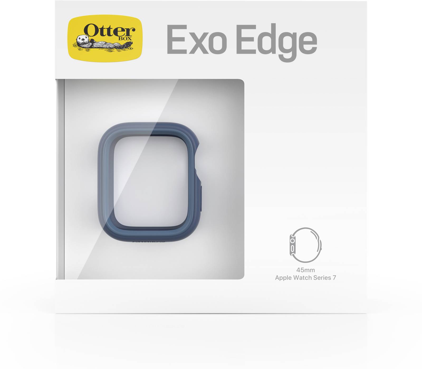 Opakowanie etui OtterBox Exo Edge dla Apple Watch Series 7, 45 mm, w kolorze niebieskim.