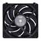 Czarny wentylator komputerowy z dziewięcioma łopatkami, etykieta pośrodku wskazuje prędkości obrotowe: 1300, 2200, 2600 obr./min.