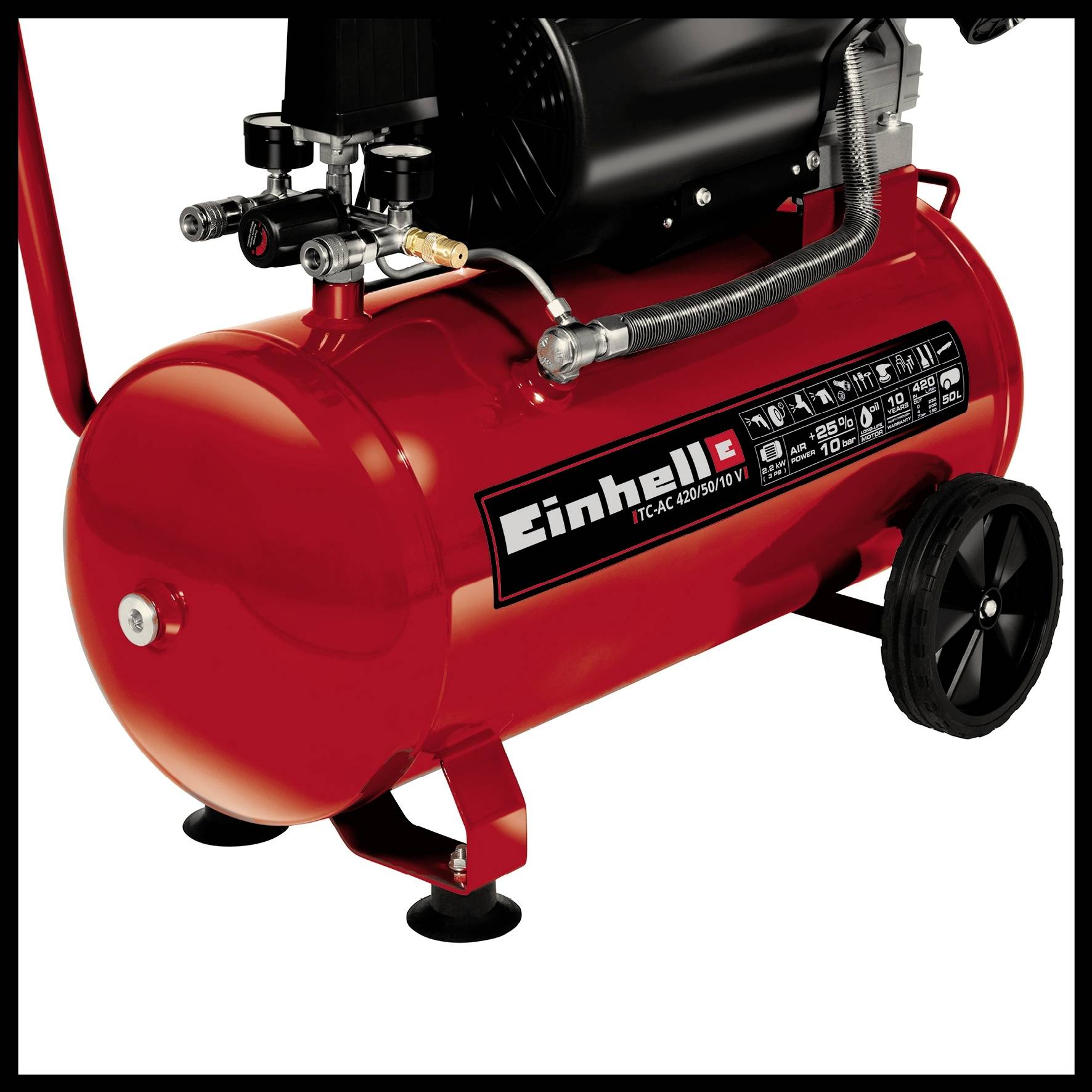 Повітряний компресор Einhell TC-AC 420/50/10 V 10 бар
