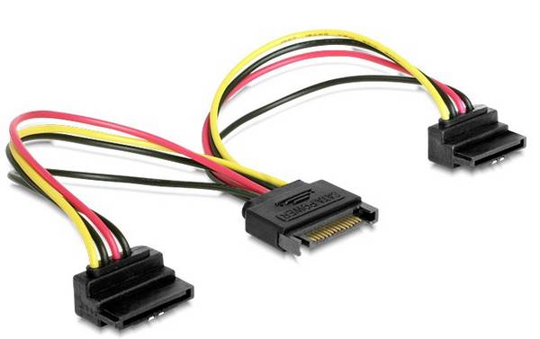 kabel SATA Delock Delock - Netz-Splitter - SATA-Stromstecker (W) 60128, 0.15 m, 1 szt.