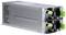 Zasilacz serwerowy o mocy 550 watów, składający się z dwóch modułowych jednostek z wentylatorami i zielonymi uchwytami ułatwiającymi wyjmowanie.