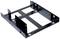 Adapter ramki metalowej do obudowy komputera, umożliwiający montaż dysku 2,5-calowego w gnieździe 3,5-calowym.